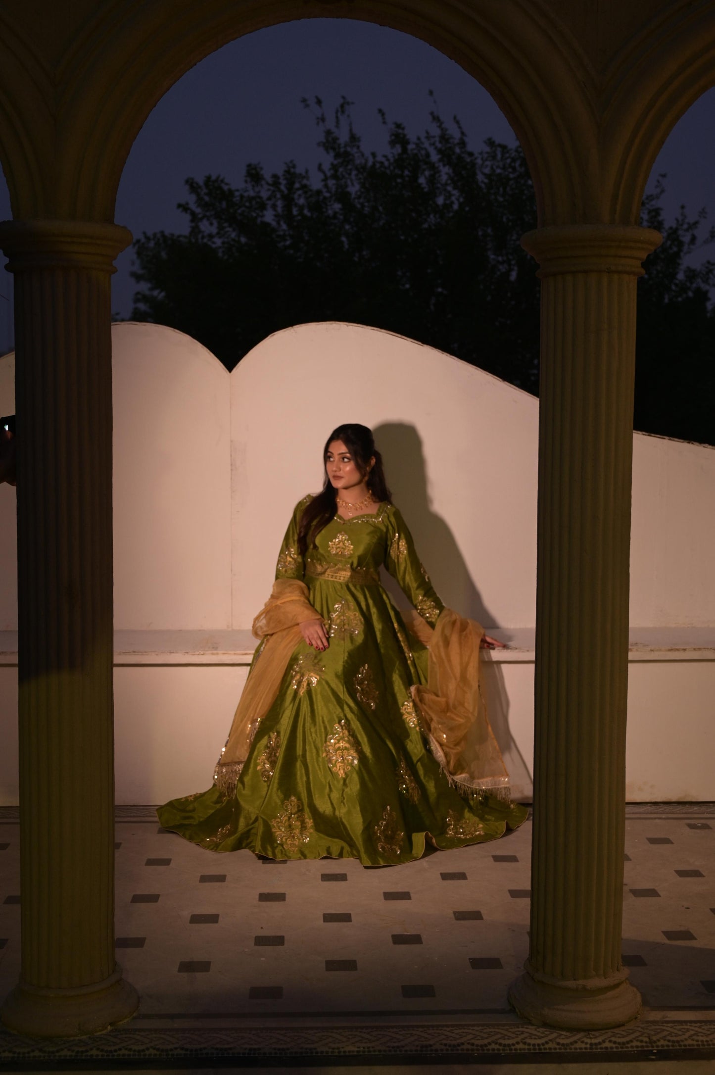 Emerald Radiance Lehanga Choli