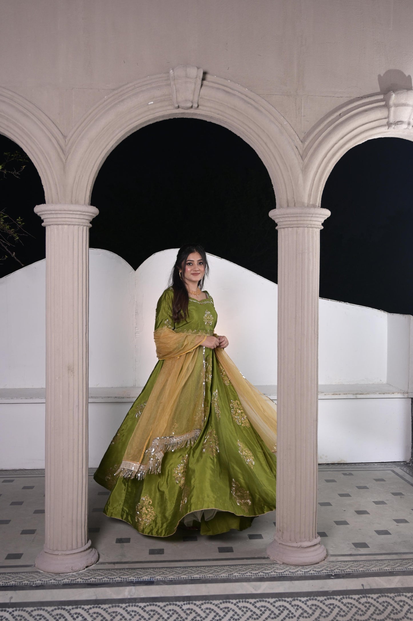 Emerald Radiance Lehanga Choli